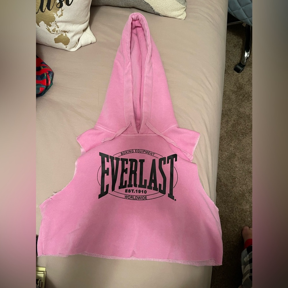 Everlast Crop tank top hoodie